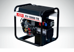 Генераторна установка FV15000TE 3ф-12,5кВА/1ф-6кВт, двиг.B&S, бак-45л, ел.старт, стаб.напруги, асинхрон.ген.ІР54 34161 фото