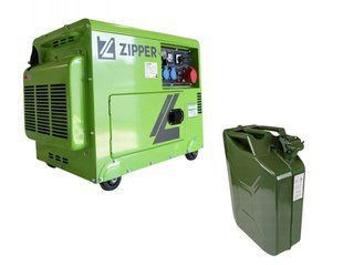 Дизельний генератор Zipper ZI-STE7500DSH + металева каністра 20 л 2230272377 фото