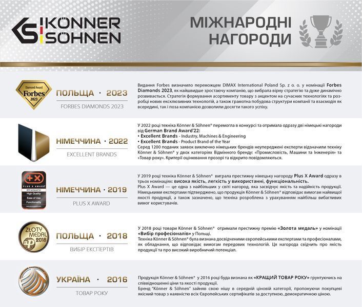 Генератор газобензиновий &laquo;K&ouml;nner & S&ouml;hnen&raquo; KS 2900G KS 2900G фото