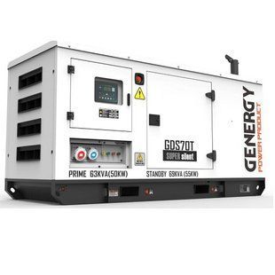 Генератор дизельний GENERGY GDS70T 55 кВт 22582 фото