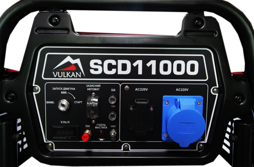 Генератор дизельний Vulkan SCD11000 9 кВт 34105 фото