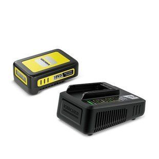 Комплект акумулятор + зарядний пристрій KARCHER 18 В 2.5 А/год швидкозарядний комплект 21213 фото