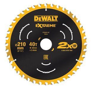 Диск пиляльний EXTREME DeWALT DT20433 DT20433 фото