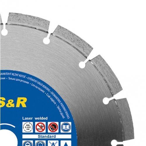 Диск відрізний сегментний S & R по асфальту Standart 450 11260 фото