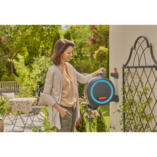 Котушка Gardena Dual Hose Box настінна та наземна 11 мм 25 м 24858 фото