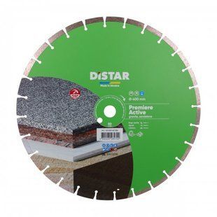 Круг алмазний сегментний Distar PREMIER ACTIVE 400x25,4 мм граніт 25639 фото