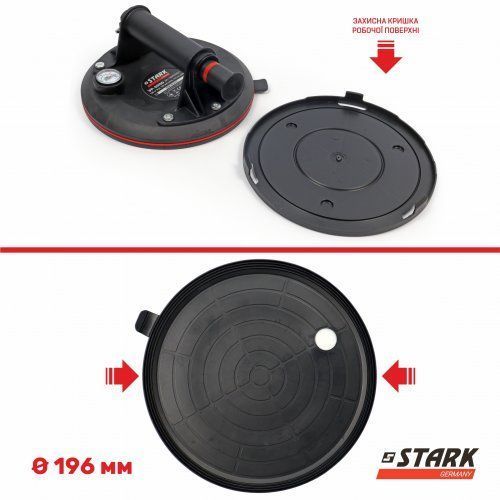 Присоска вакуумна ручна STARK VP-200G 120 кг 180500021 фото