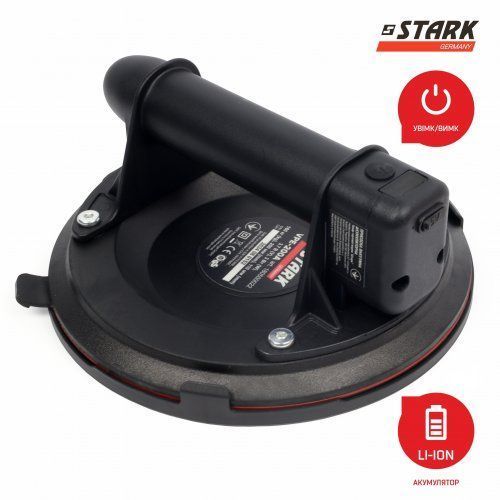 Присоска вакуумна акумуляторна STARK VPE-200A 160 кг 180500022 фото