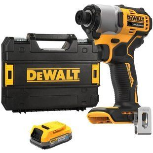 Шурупокрут ударний акумуляторний безщітковий DeWALT DCF840E1T DCF840E1T фото