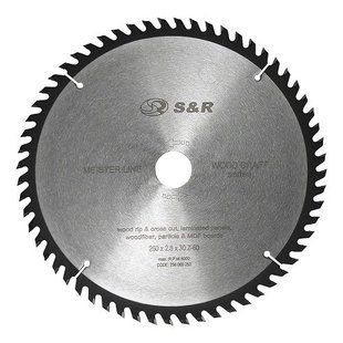Диск пиляльний S & R Meister Wood Craft 250х30х2,6 мм 15582 фото