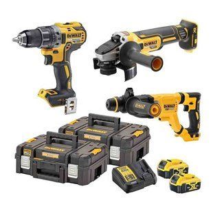 Набір з трьох інструментів безщіткових DeWALT DCK327P2T DCK327P2T фото