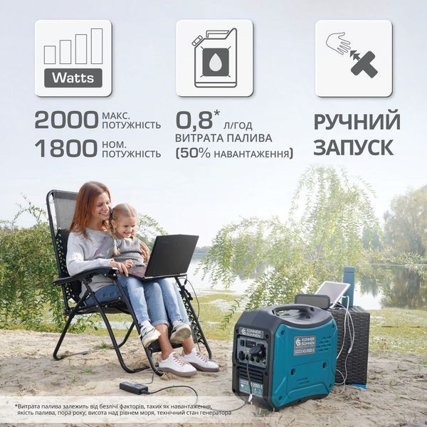 Інверторний генератор KS 2000i S 2 кВт KS 2000i S фото