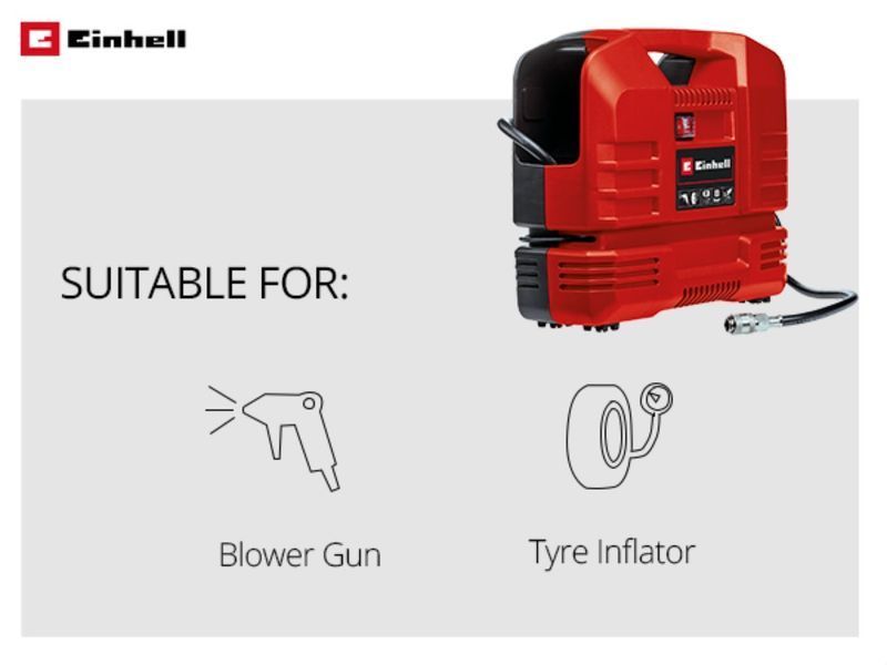 Компресор повітряний Einhell TC-AC 190 OF Set (4020660) 1724406178 фото