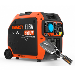 Генератор інверторний GENERGY ELBA RC 5,5 кВт 240085090 фото