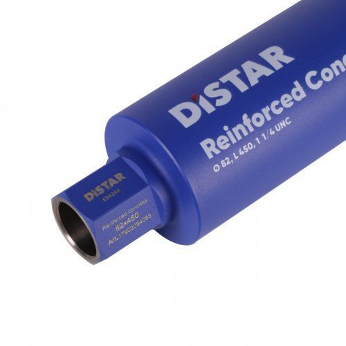 Алмазна коронка Distar DDS-W 82x450x1 1/4 UNC армований бетон 25494 фото