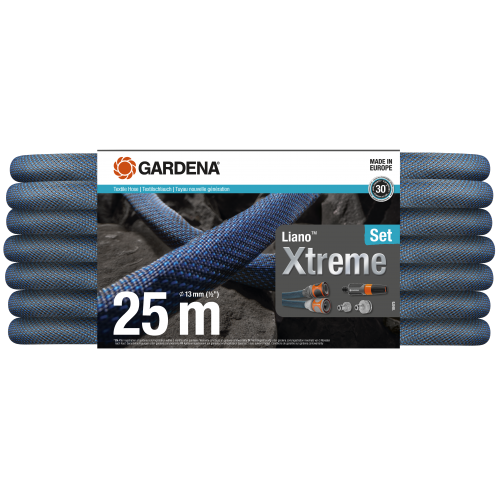 Шланг текстильний Gardena Liano Xtreme Set 13 мм 1/2" 25 м 18475-20.000.00 фото