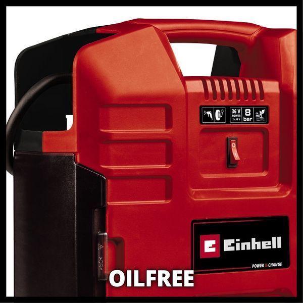 Компресор акумуляторний Einhell TE-AC 36/8 Li OF Set - Solo (4020440) 1798627637 фото