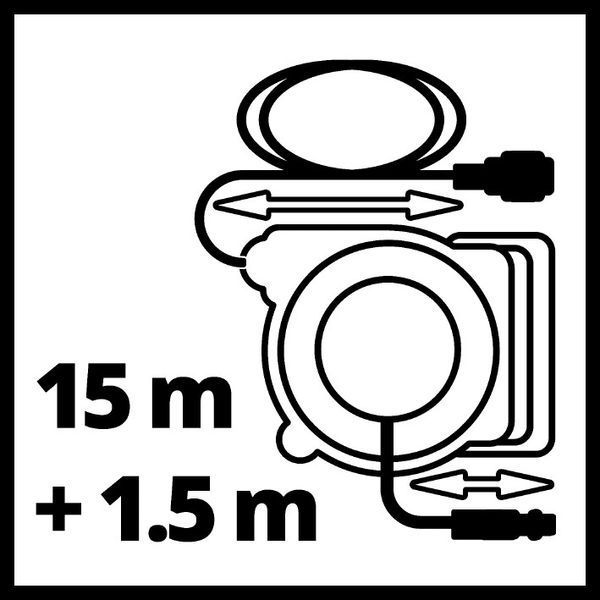 Подовжувач пневматичного шлангу Einhell TC-PH 150 (4138005) 1799088308 фото