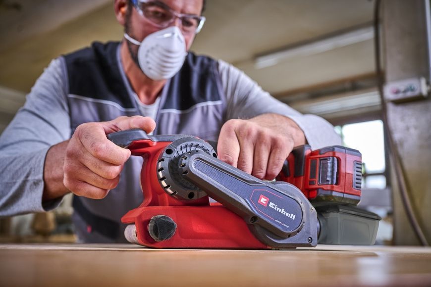 Шліфмашина стрічкова акумуляторна Einhell Professional TP-BS 18/457 Li BL - Solo (4466270) 1849752656 фото