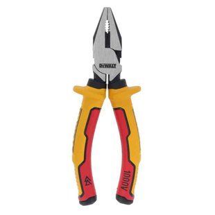 Плоскогубці електрика LASER HARDENEDl VDE 1000V комбіновані довжиною 160 мм DeWALT DWHT82810-0 DWHT82810-0 фото