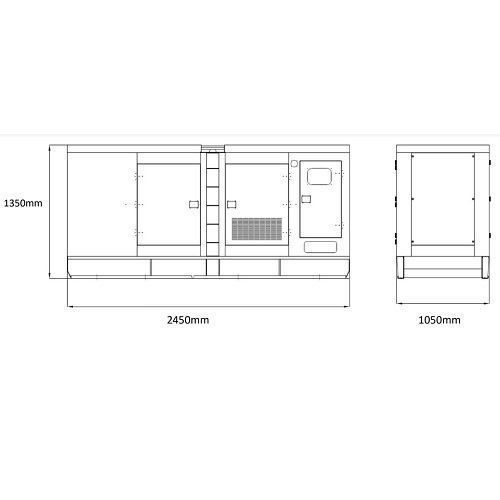 Генератор дизельний GENERGY GDS130T 101 кВт 240213090 фото
