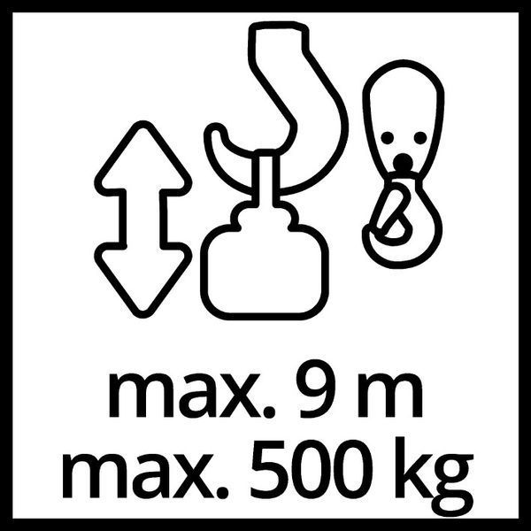 Тельфер електричний Einhell TC-EH 500-18 (2255145) 1486120055 фото