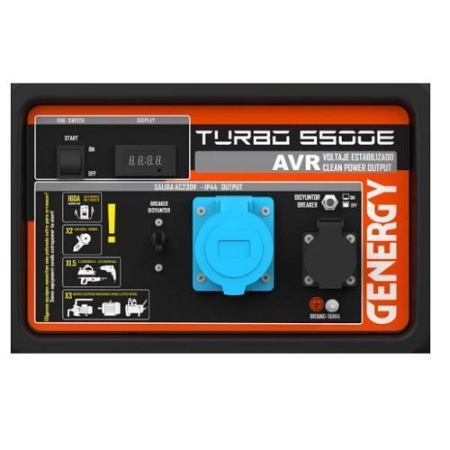 Генератор бензиновий GENERGY TURBO 5500 E 5,5 кВт 240047090 фото