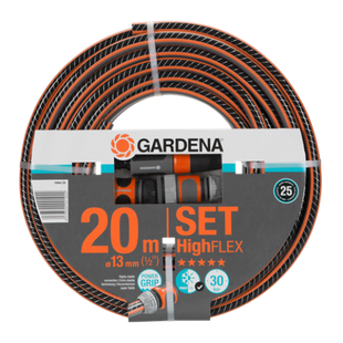 Шланг Gardena HighFlex 1/2 "х 20 м + фітинги 18064-20.000.00 фото